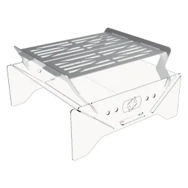 Oxford Grill for Fire Pit Portable Barbecue Grill Attachment