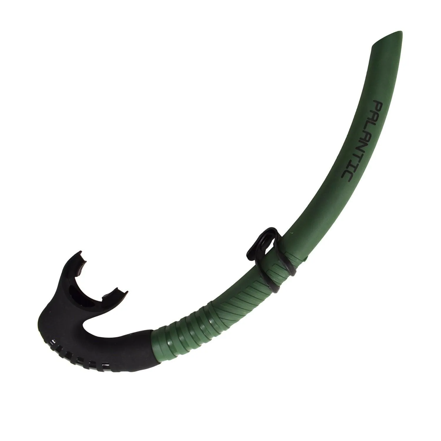 Palantic Green Free Dive Spearfishing Low Volume Mask & Flexible Snorkel Combo