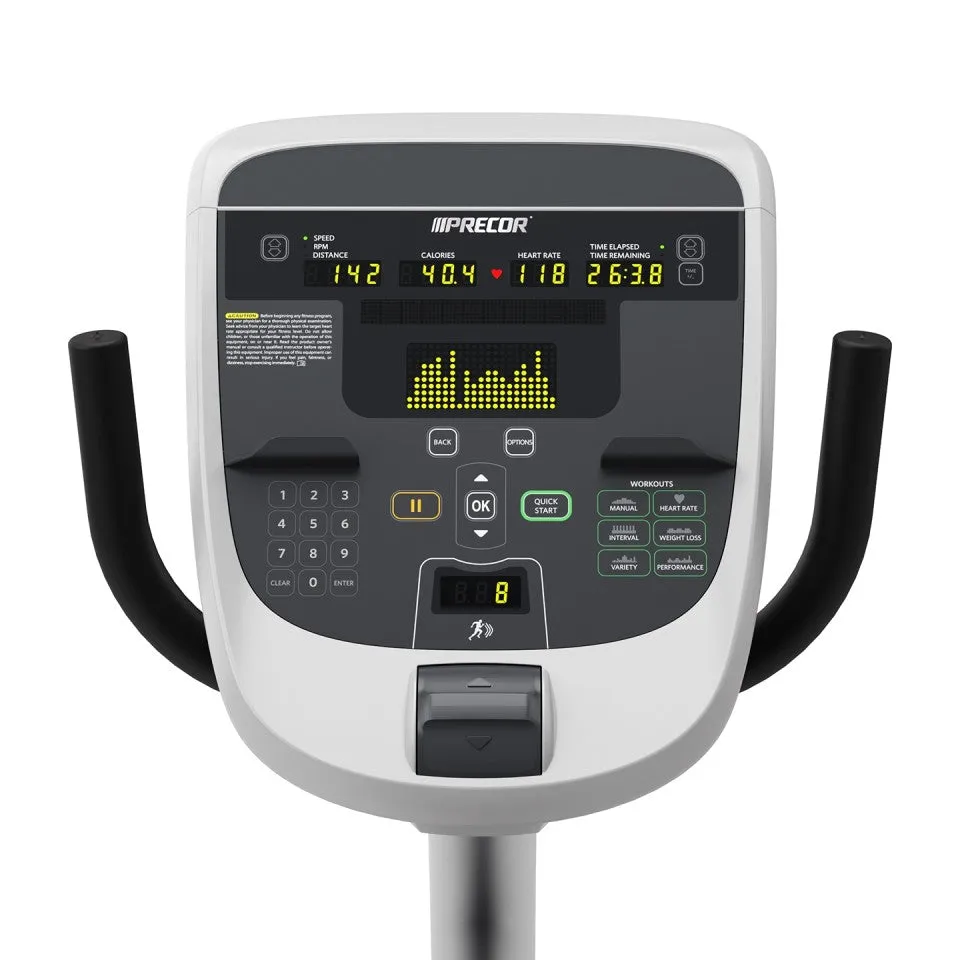 Precor RBK 835 Recumbent Bike   P30 Console (Refurbished)