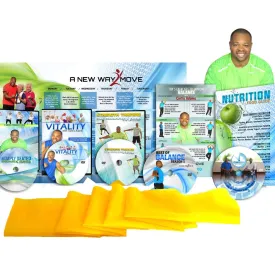 Premium, Senior Exercise DVD System- 5 DVDs   Resistance Band   Balance Exercises   Nutrition Guide   3 Bonus Gifts. All Exercise for Seniors are Shown Both Standing and Seated in Chair Exercise for