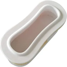 PVC Foam Surfboard Handles Boat SUP 8 Shape Marine Surfing Dinghy Board Paddle Professional Portable(White)