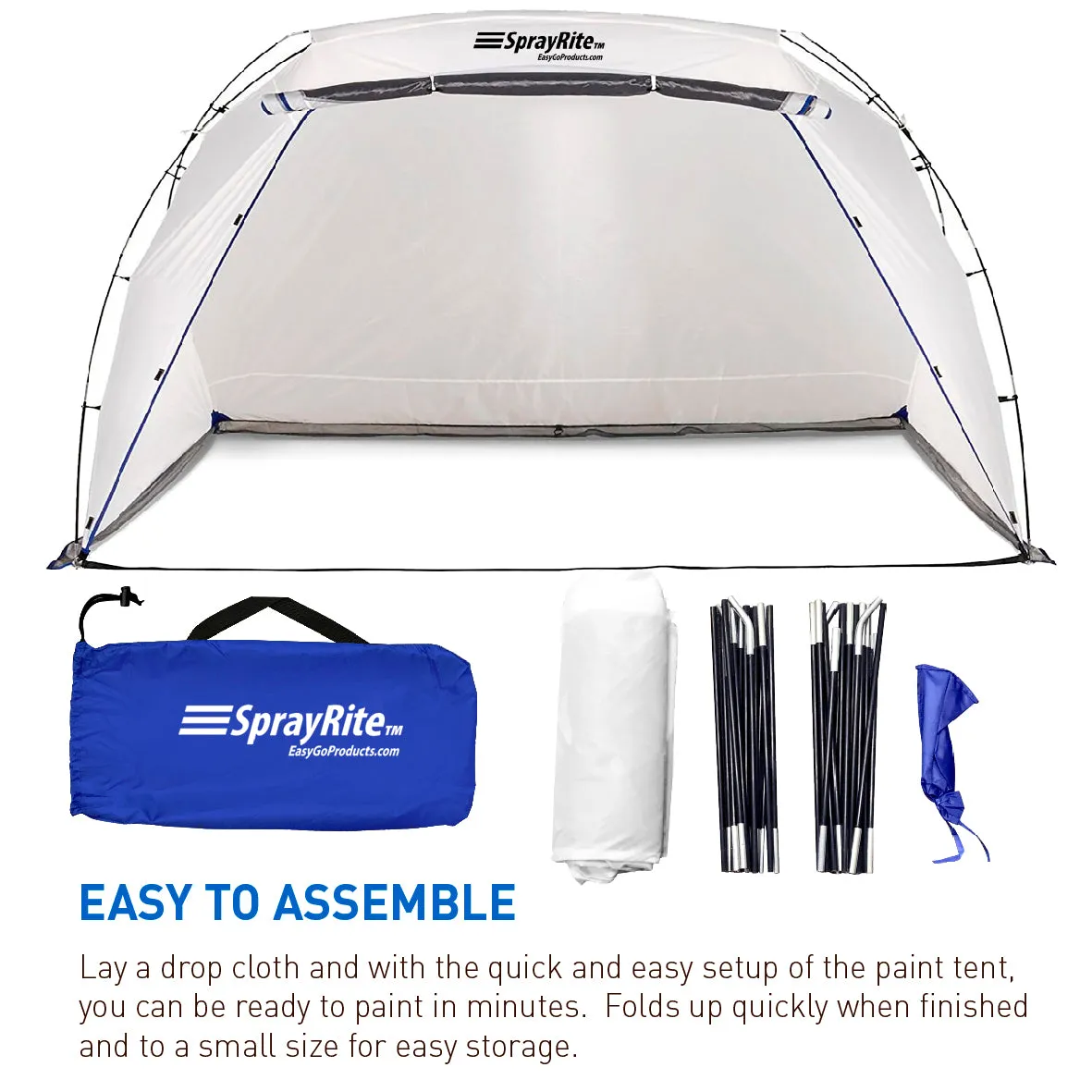 Sprayrite – PAINT SPRAY SHELTER, SPRAY PAINTING TENT, FURNITURE PAINT STAIN SHELTER - PORTABLE FOR HOME USE AND STORES