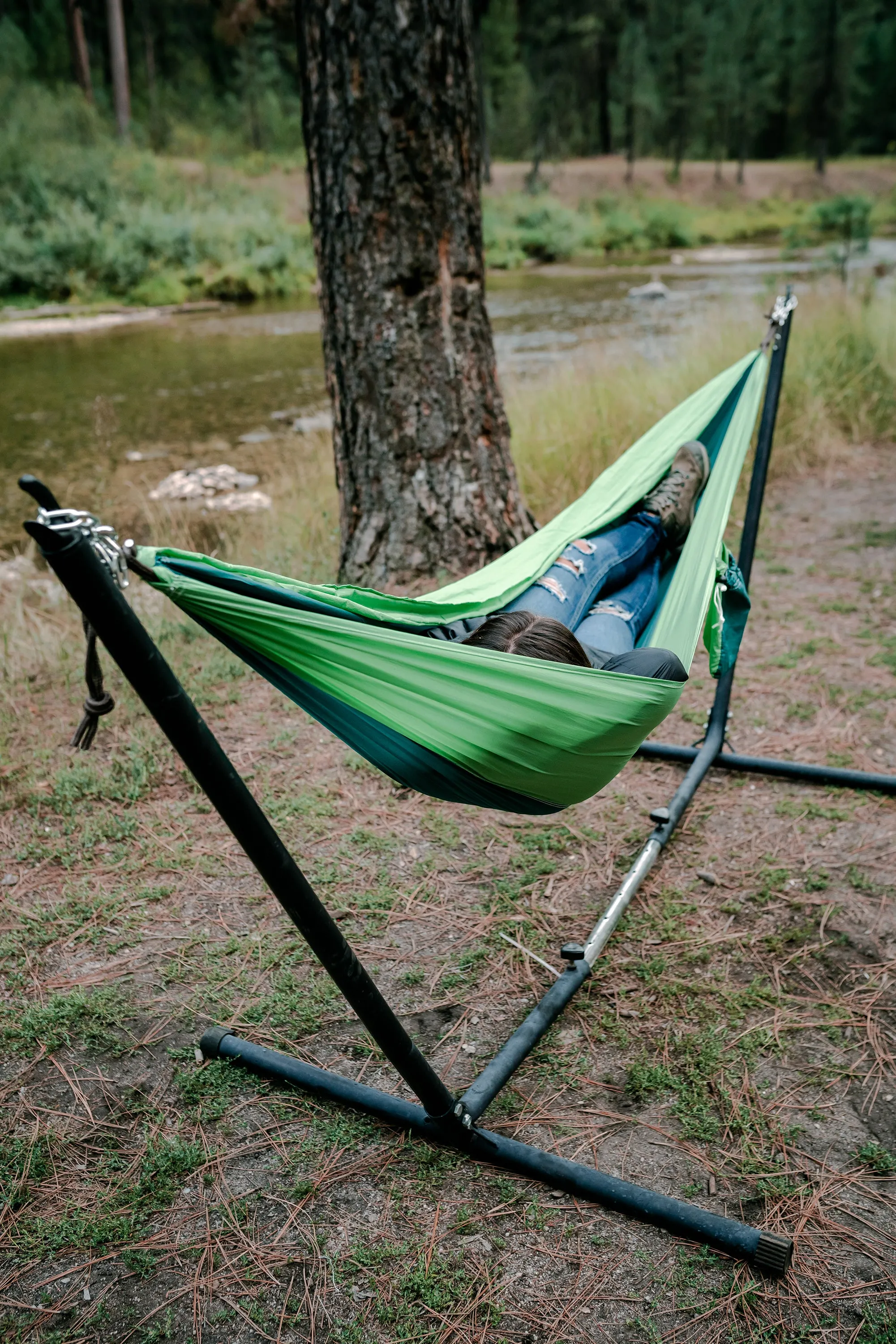 Stansport Deluxe Hammock Stand - Steel