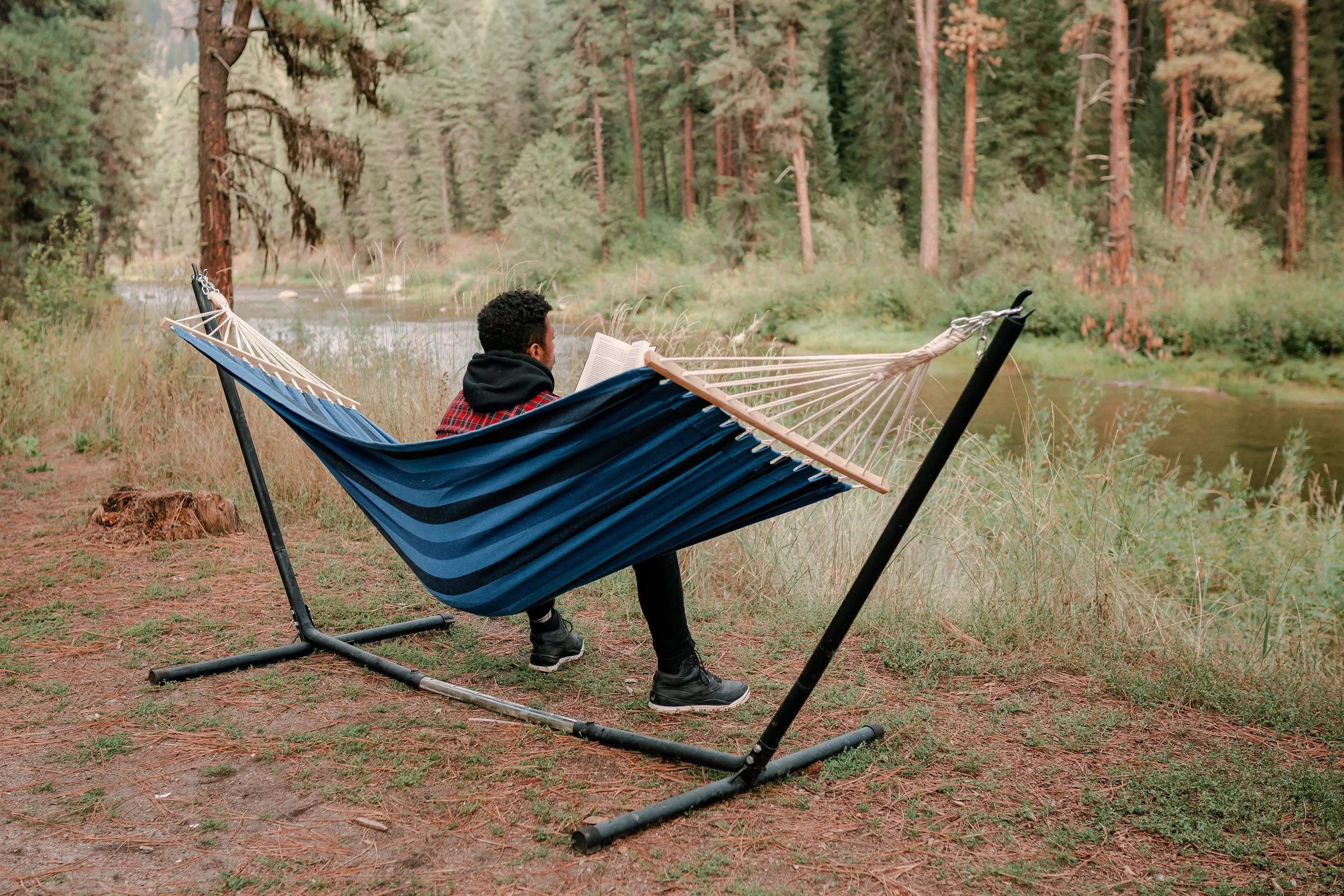 Stansport Deluxe Hammock Stand - Steel