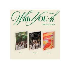 TWICE - With YOU-th 13th Mini Album Pre-Order Benefit Folded Poster Blast ver,   1 Folded Poster