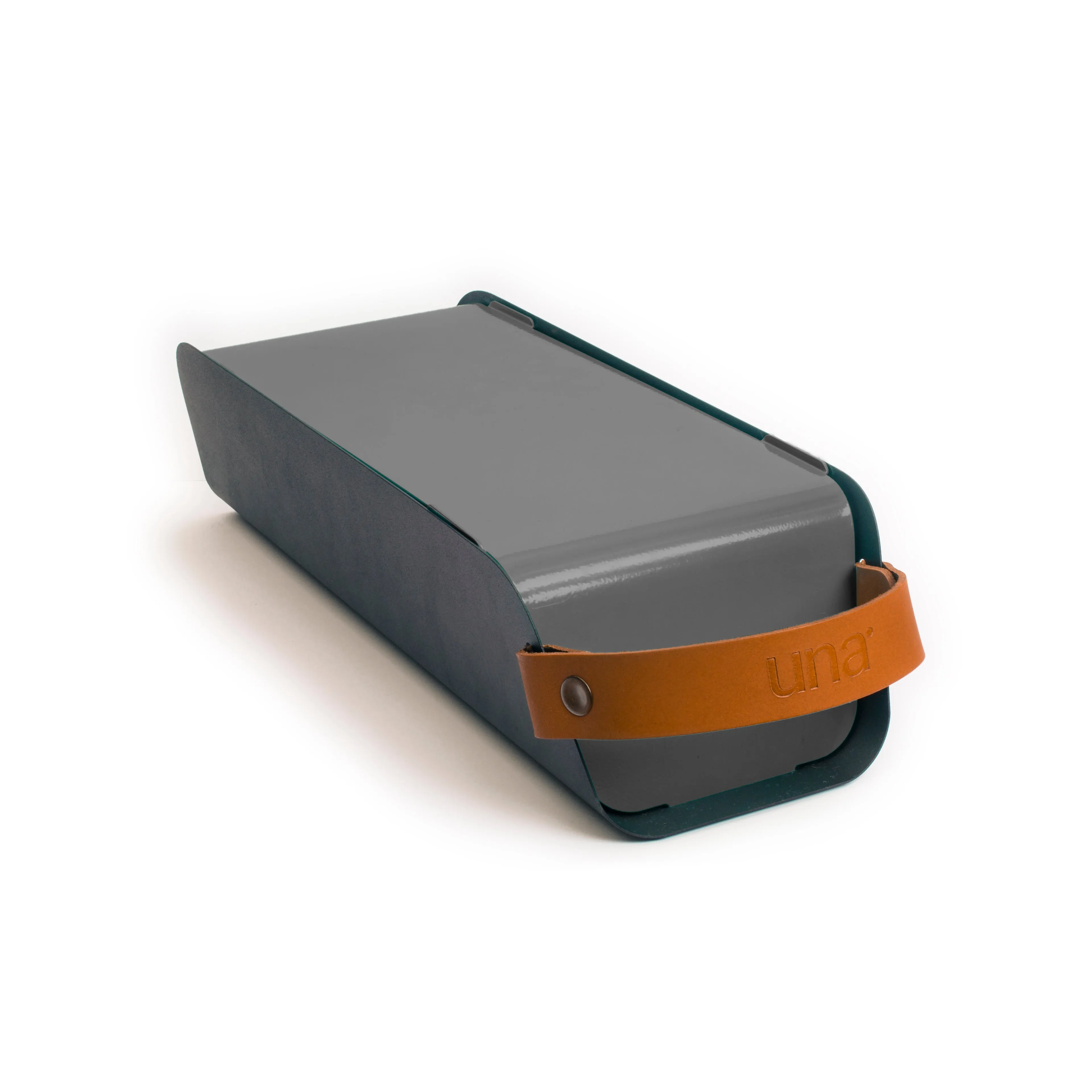 UNA Portable Table-top Charcoal Grill - Graphite Grey