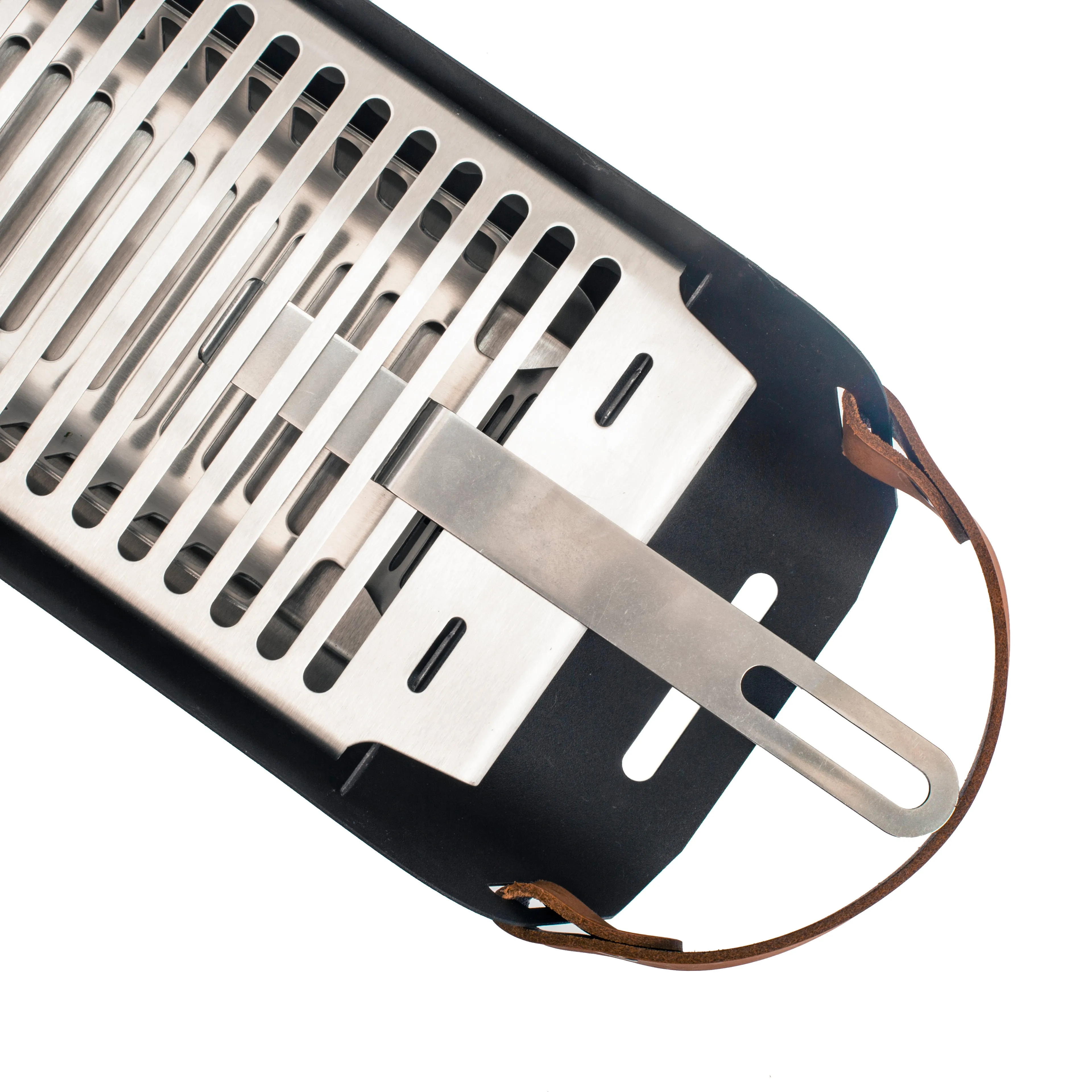 UNA Portable Table-top Charcoal Grill - Graphite Grey
