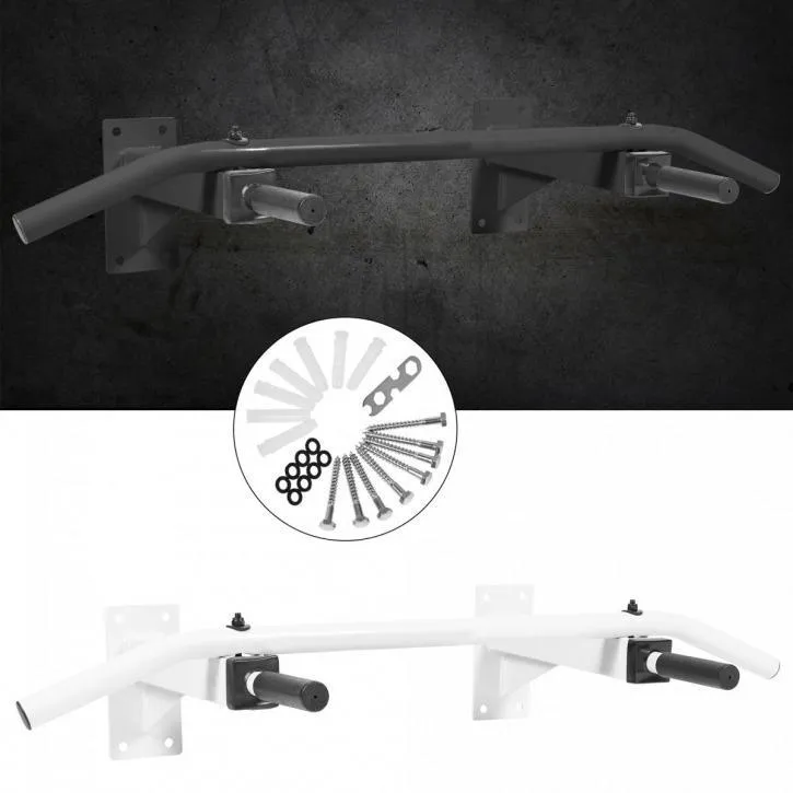 Wall-Mounted Pull Up Bar - Black